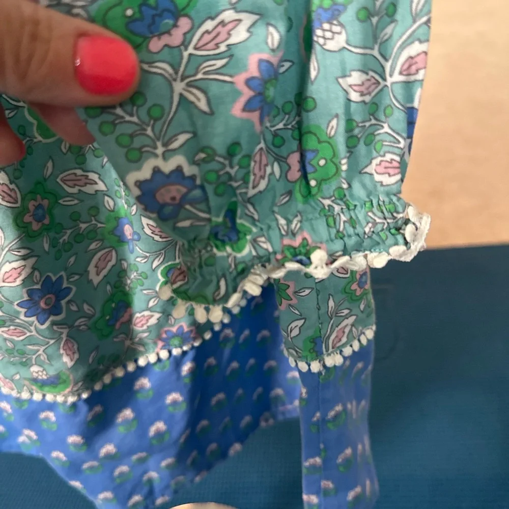 Mini Boden Girls Block Print Caftan - Picture 9 of 9